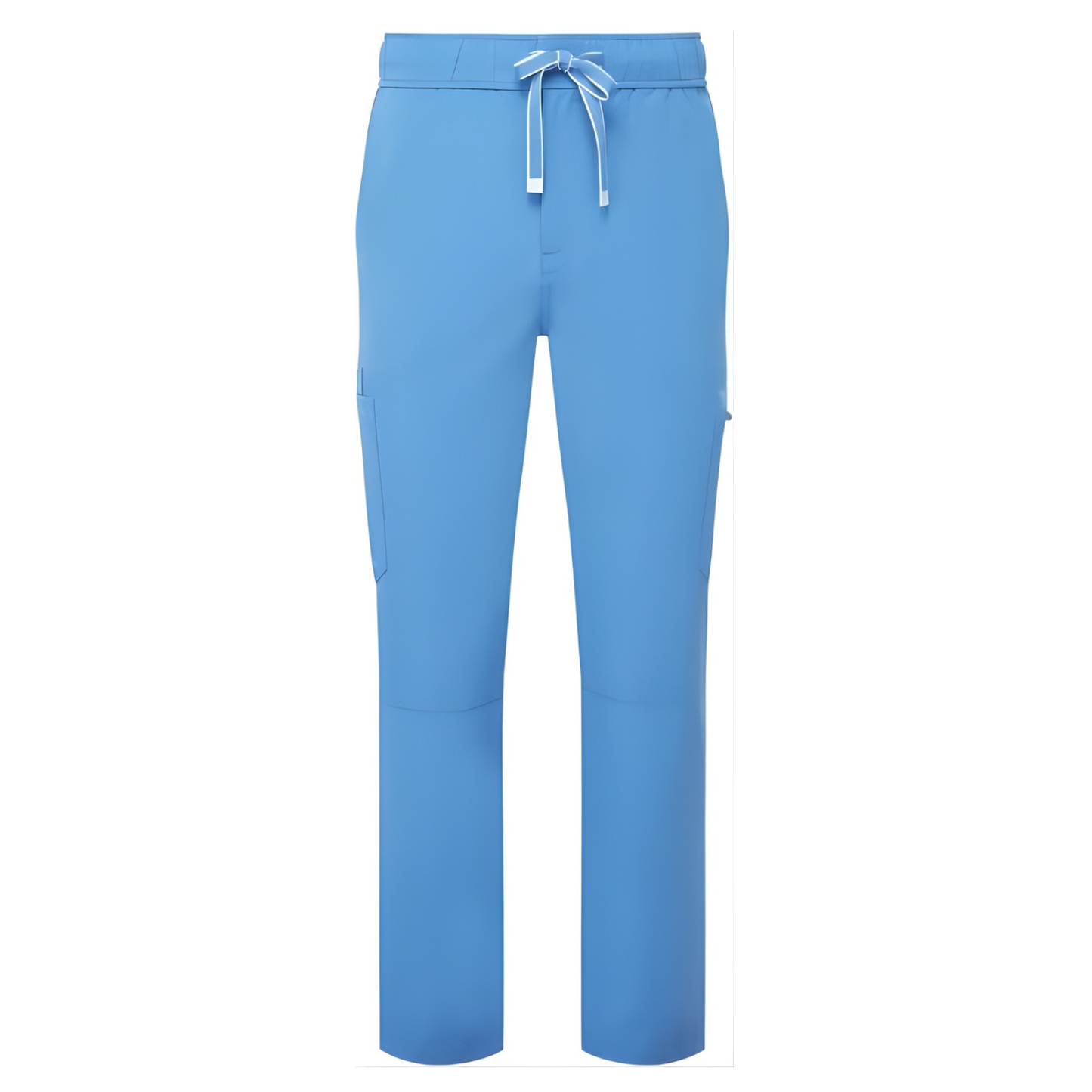 Мъжки стреч карго панталон - цвят небесно син – Медицински облекла Кали