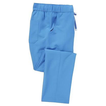Мъжки стреч карго панталон - цвят небесно син – Медицински облекла Кали