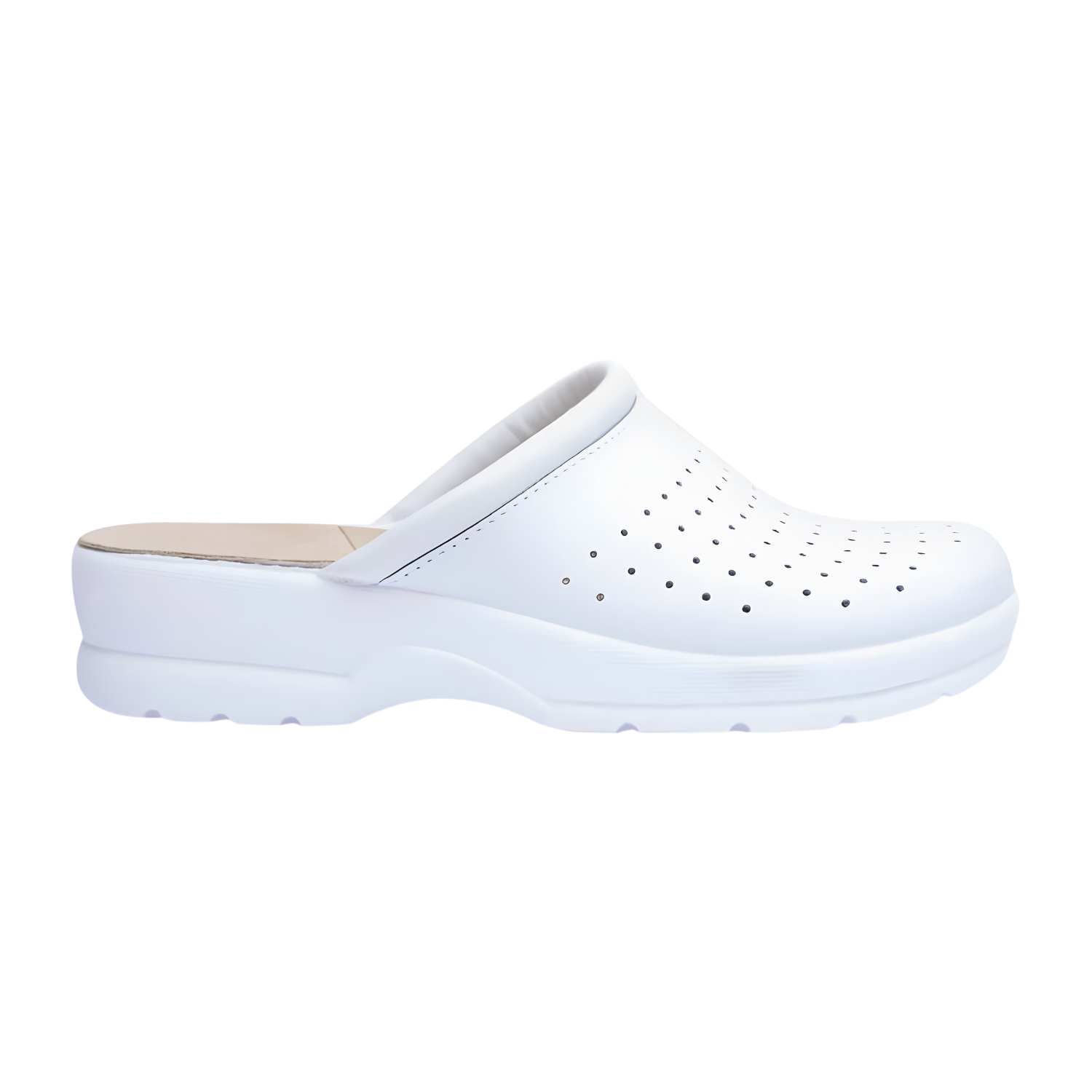 Мъжко сабо M234 - цвят бял – Медицински облекла Кали