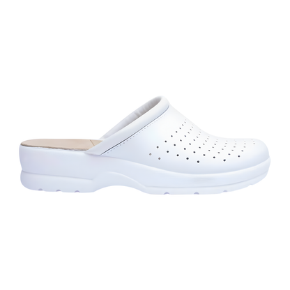 Мъжко сабо M234 - цвят бял – Медицински облекла Кали