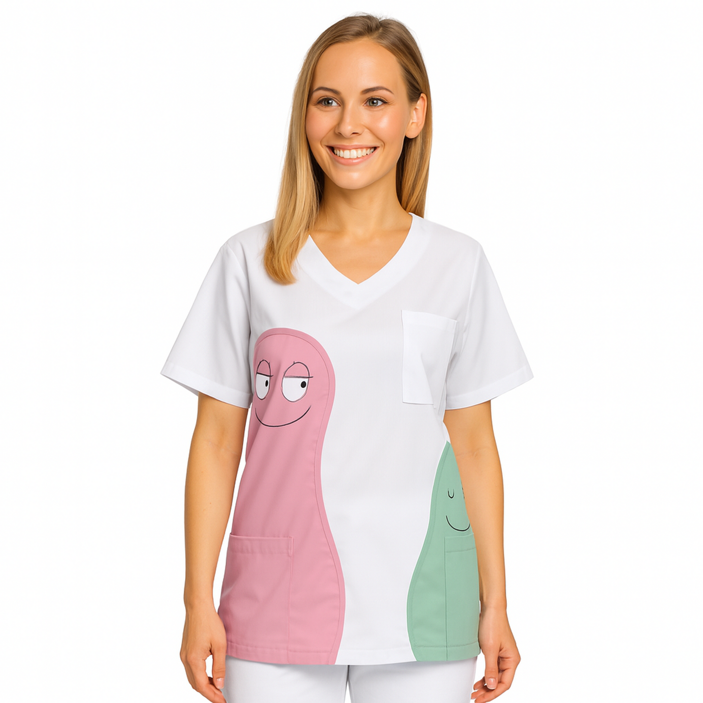 ПОРЪЧКА на дамска туника, модел FVB – Медицински облекла Кали