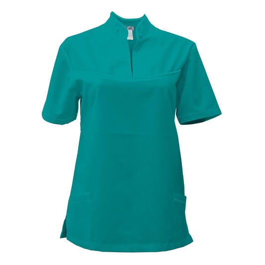 ПОРЪЧКА на дамска туника - цвят морско зелен, модел FS215-3 – Медицински облекла Кали