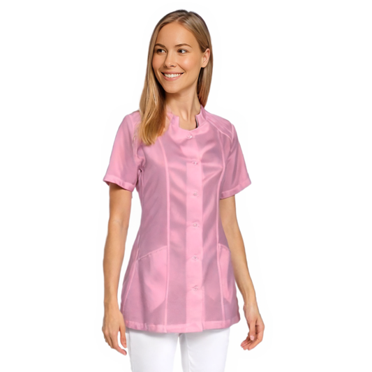Поръчка на дамска туника - цвят розов, модел FSN – Медицински облекла Кали