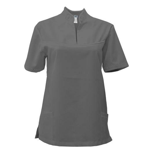 ПОРЪЧКА на дамска туника - цвят светло сив, модел FS215-3 – Медицински облекла Кали