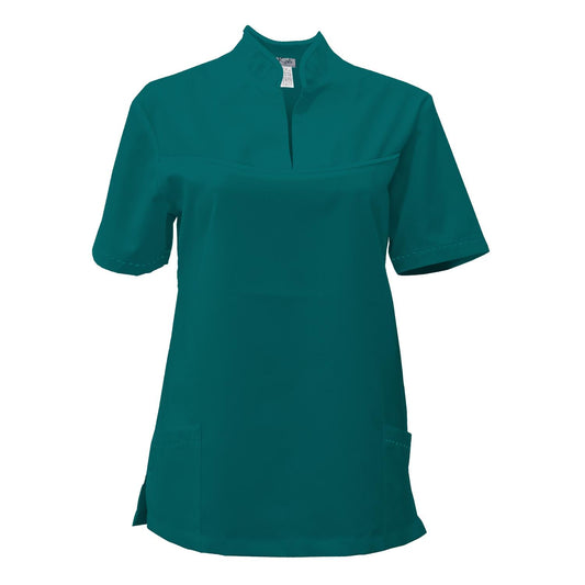 ПОРЪЧКА на дамска туника - цвят тъмно морско зелен, модел FS215-3 – Медицински облекла Кали