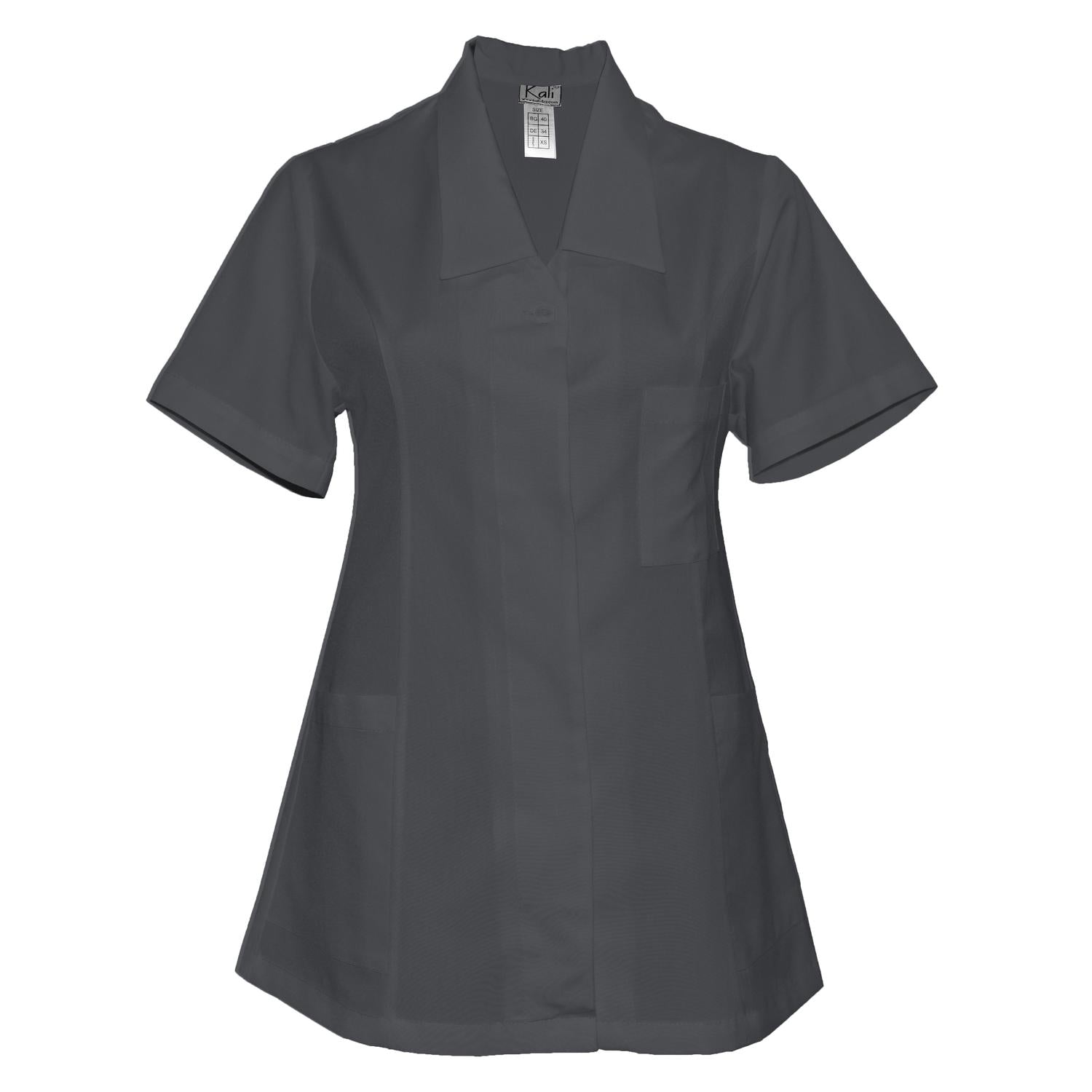 ПОРЪЧКА на дамска туника - цвят тъмно сив, модел F212-2T – Медицински облекла Кали