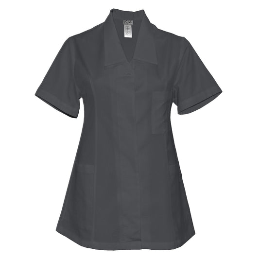 ПОРЪЧКА на дамска туника - цвят тъмно сив, модел F212-2T – Медицински облекла Кали