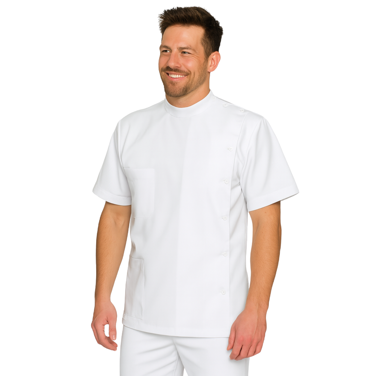 ПОРЪЧКА на мъжка туника, модел M207-3 – Медицински облекла Кали