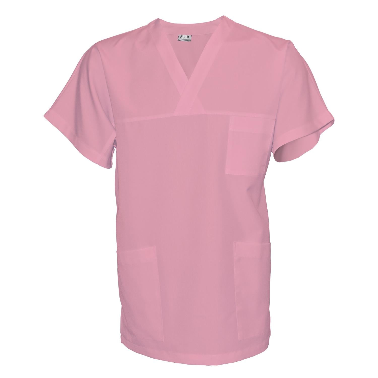 ПОРЪЧКА на унисекс туника - цвят розов, модел UX – Медицински облекла Кали