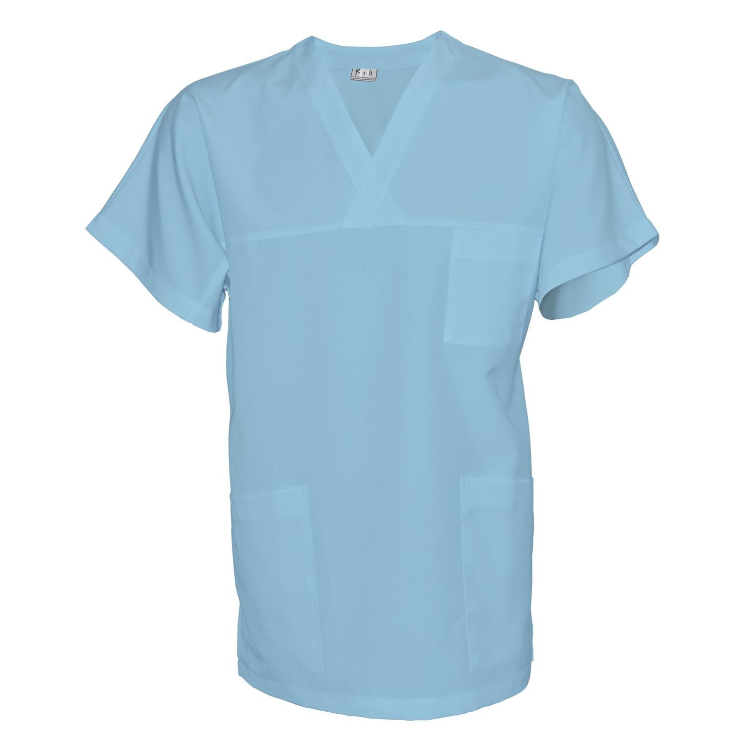 ПОРЪЧКА на унисекс туника - цвят светло син, модел UX – Медицински облекла Кали