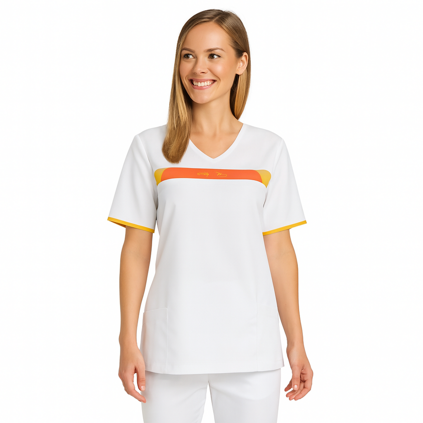 ПОРЪЧКА ПО ЗАДАДЕНИ ЦВЕТОВЕ ОТ КЛИЕНТА на дамска туника FVHL – Медицински облекла Кали