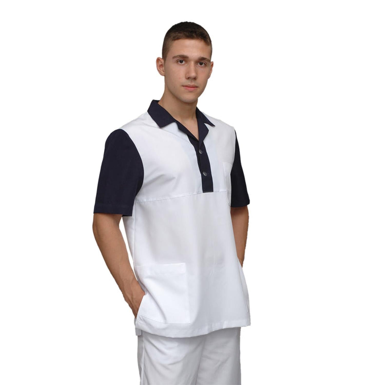 ПОРЪЧКА ПО ЗАДАДЕНИ ЦВЕТОВЕ ОТ КЛИЕНТА ЗА МЪЖКА ТУНИКА M213-32 – Медицински облекла Кали