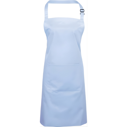 Престилка с нагръдник „Цветове“ с преден джоб- Медицински облекла Кали