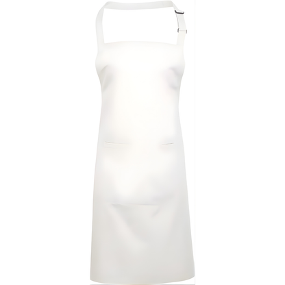 Престилка с нагръдник „Цветове“ с преден джоб- Медицински облекла Кали