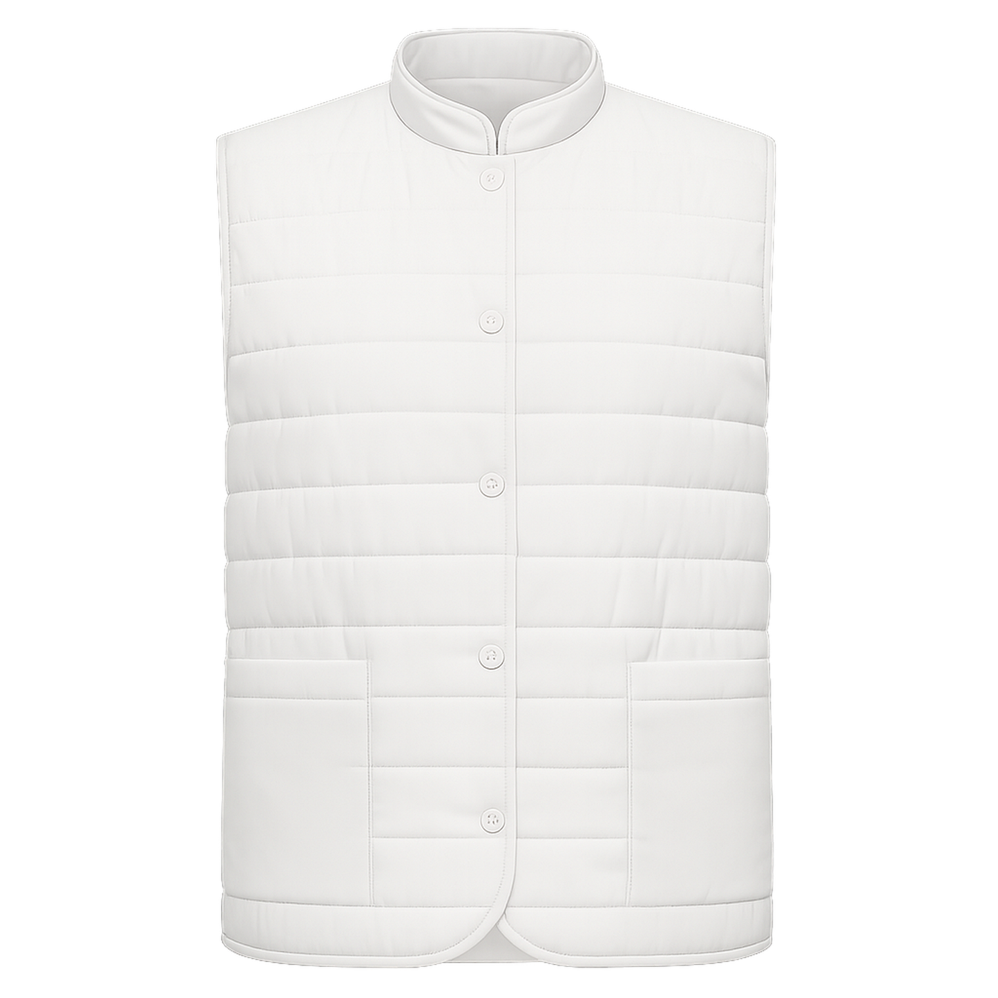 Унисекс елек- цвят бял, модел ES008 – Медицински облекла Кали