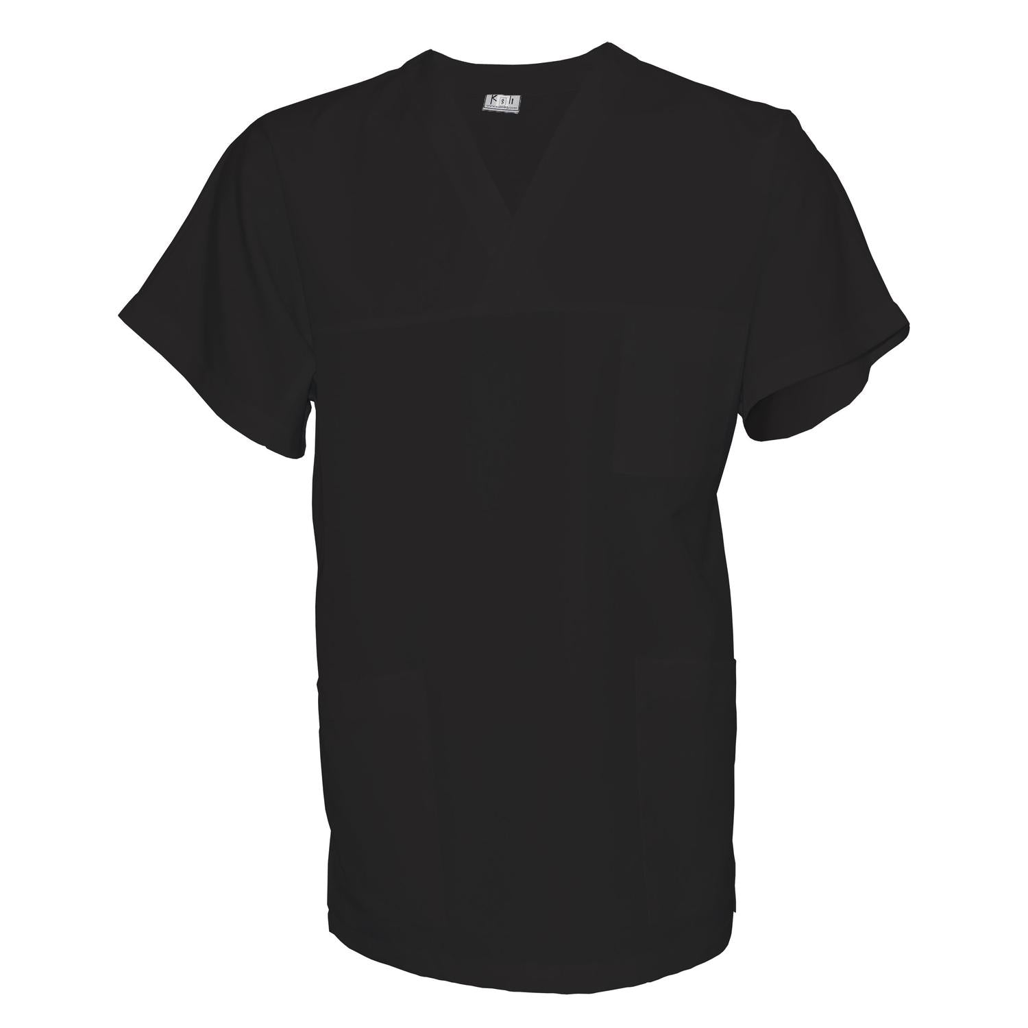 Унисекс туника - цвят черен, модел UX – Медицински облекла Кали