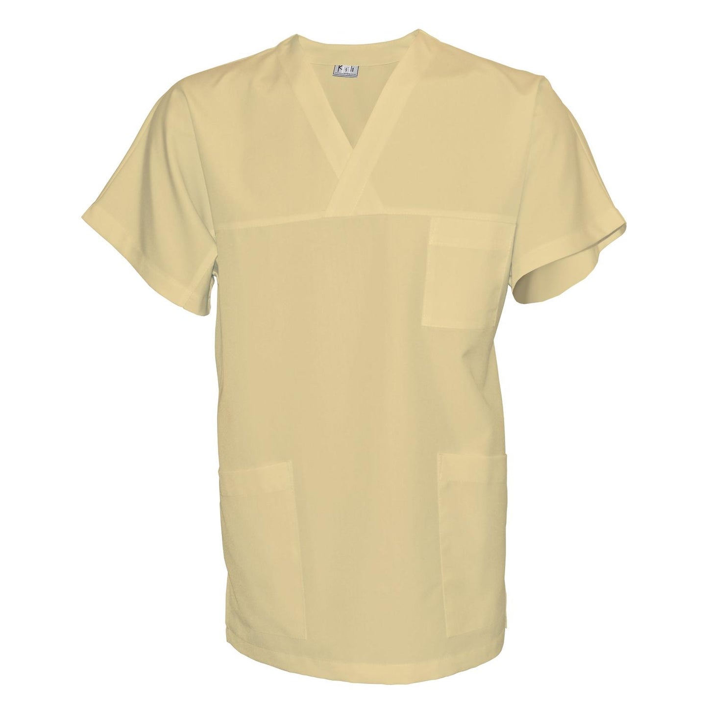Унисекс туника - цвят лимонов, модел UX – Медицински облекла Кали