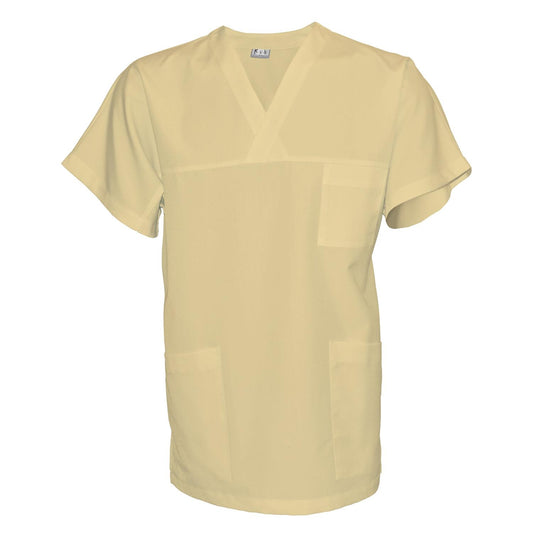 Унисекс туника - цвят лимонов, модел UX – Медицински облекла Кали