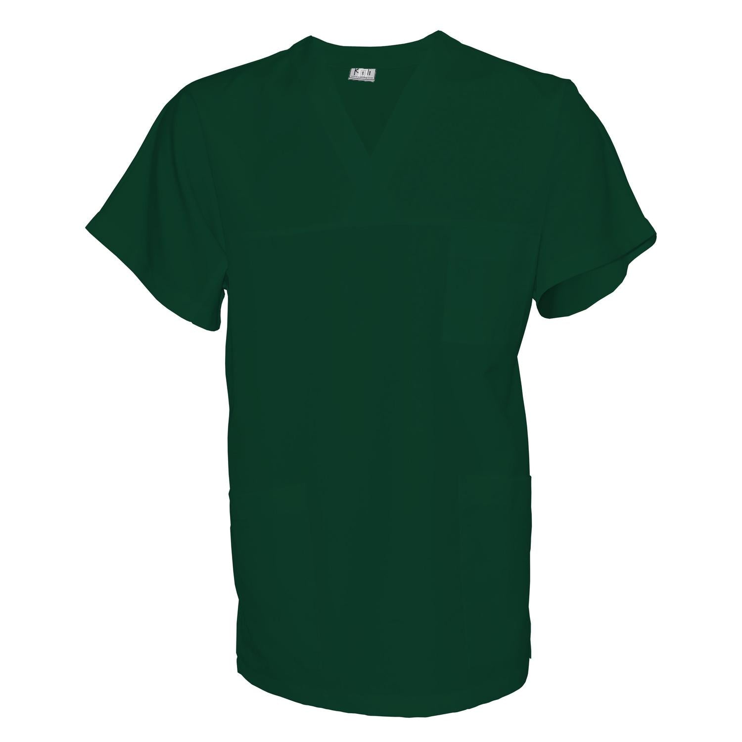 Унисекс туника - цвят маслено зелен, модел UX – Медицински облекла Кали