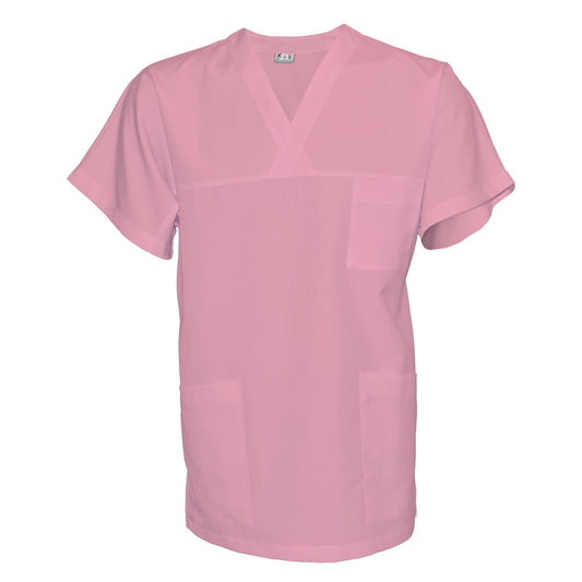 Унисекс туника - цвят розов, модел UX – Медицински облекла Кали