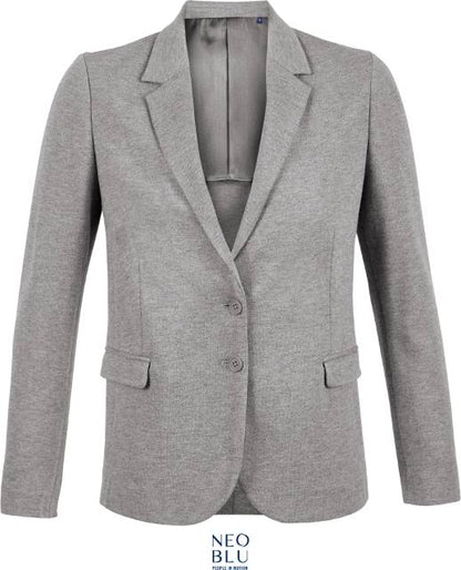 Women's blazer - gray melange