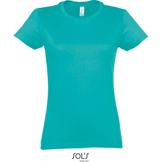 Women's T-shirt - color Caribbean blue, 25.1502