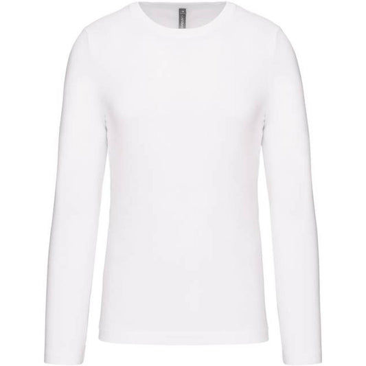 Men's long sleeve blouse - white