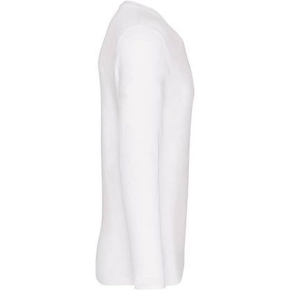 Men's long sleeve blouse - white